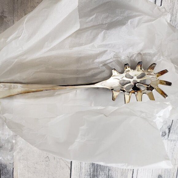 Vintage Unused Silver-plated Spaghetti Server - Picture 4 of 5